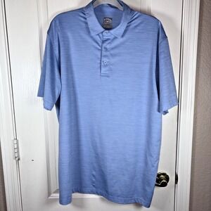 Men's Callaway Opti-Dri Polo Shirt Baby Blue Collared Short Sleeve Golf Top NWOT